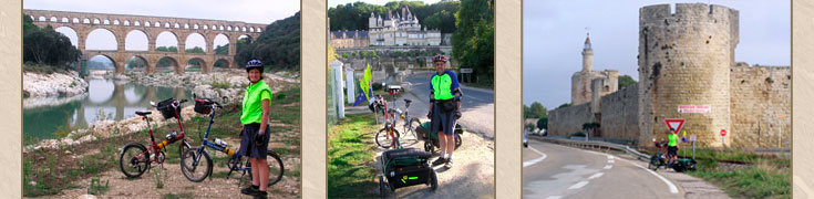 Biking round France with trailers