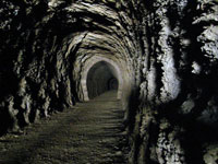 biking through tunnels on the Otago Rail Trail